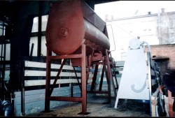 Equipment for manufacture of foam concrete